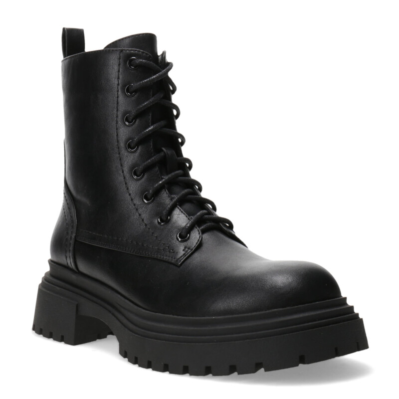 Botas de Mujer Miss Carol THAI acordonada y con cierre Negro