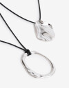Collares Largos Metal Collar Largo Metal - Marron Carey