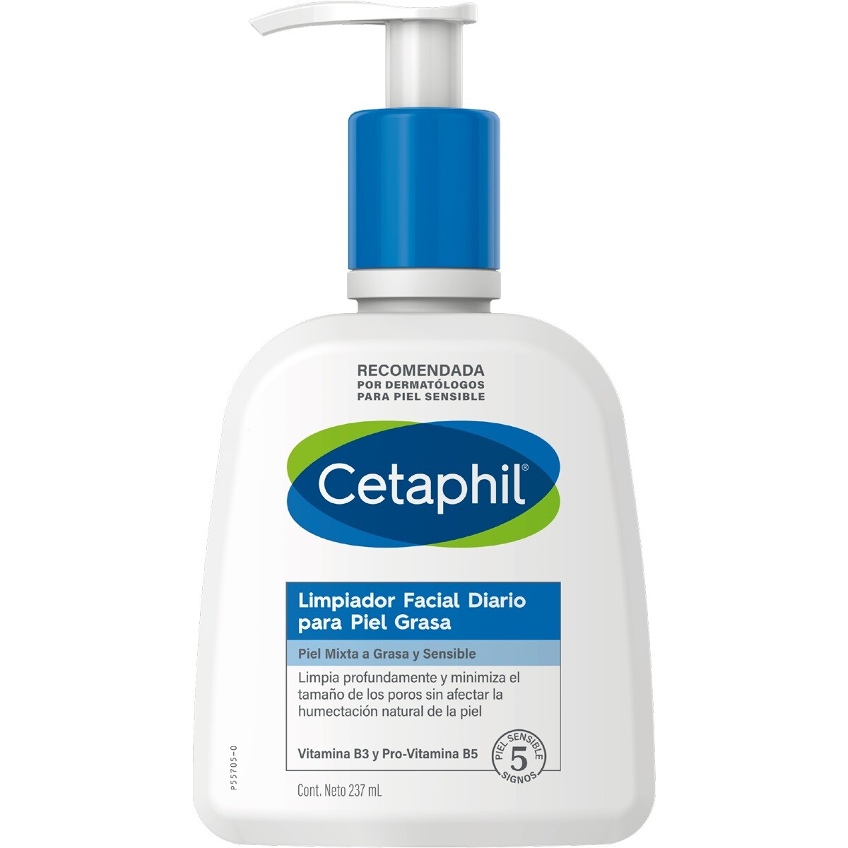 Limpiador Facial Cetaphil Piel Grasa 237 Ml. 