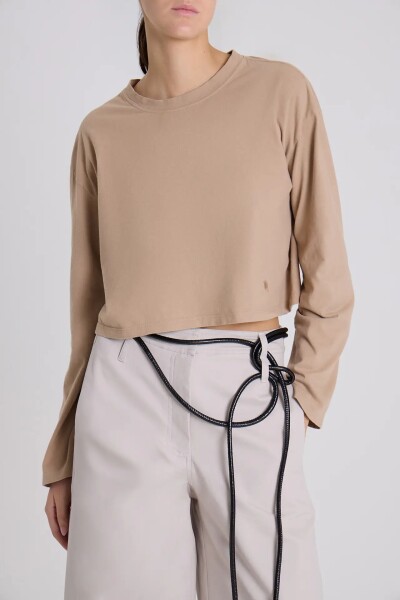 REMERA ML CILENE Camel
