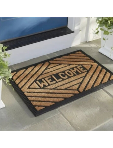 FELPUDO COCO/GOMA 40X60CM H.1CM WELCOME FELPUDO COCO/GOMA 40X60CM H.1CM WELCOME