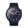 Reloj Swatch SB01S700 Essentially Confident de Silicona Azul