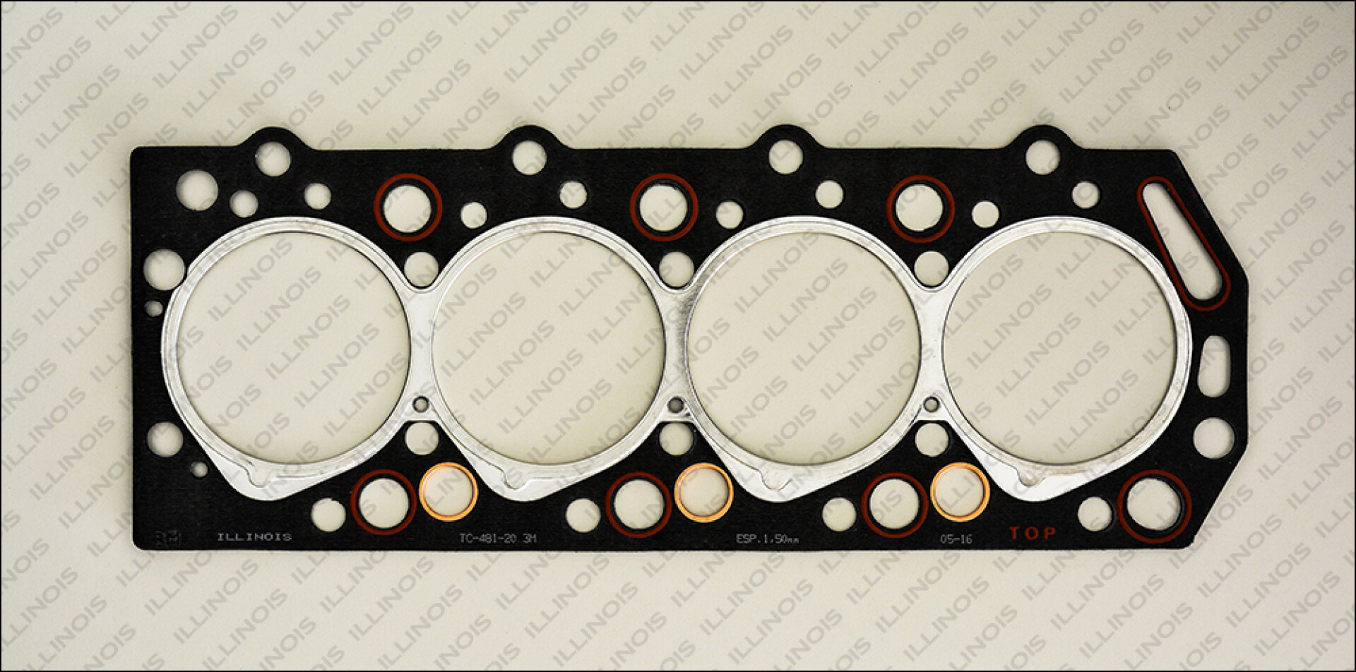 JUNTA MITSUBISHI TAPA CILINDROS L200-L300-HYUNDAI H100 (3M) ILLINOIS 