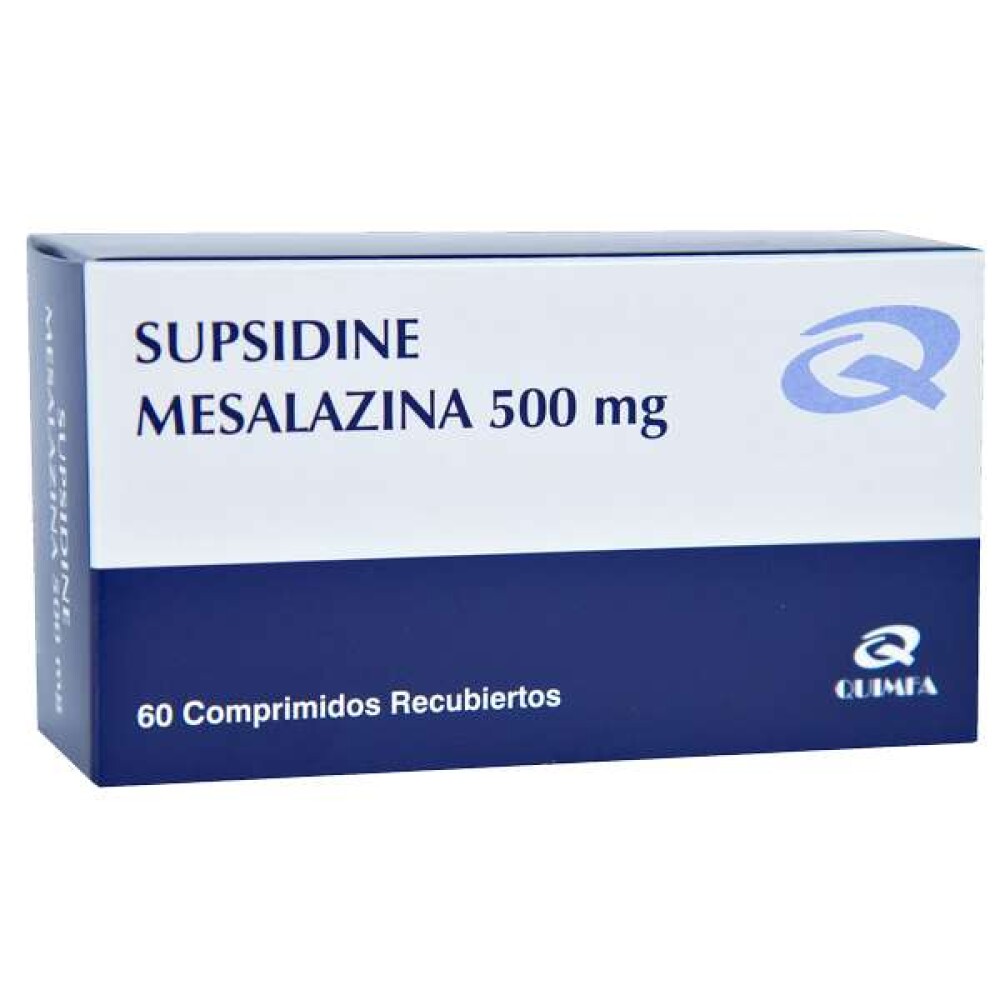 SUPSIDINE 500 MG. CJ X 60 CAPSULAS única