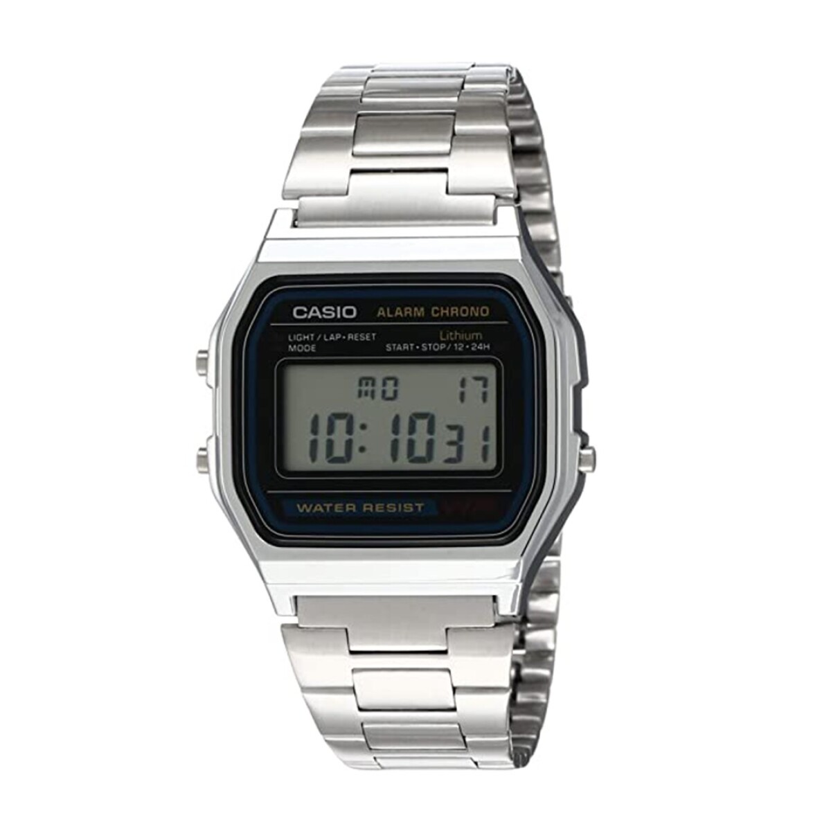Reloj Casio A158WA 1DF Plateado - 001 