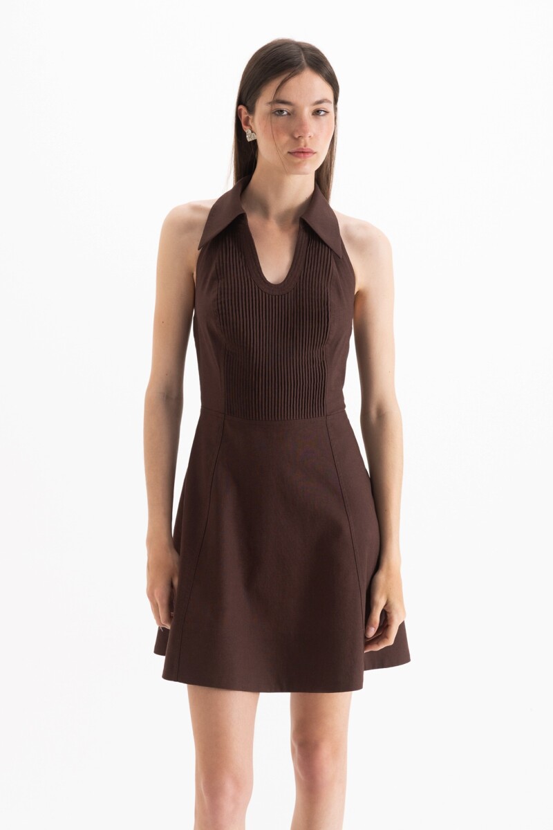 VESTIDO IRIS Marron