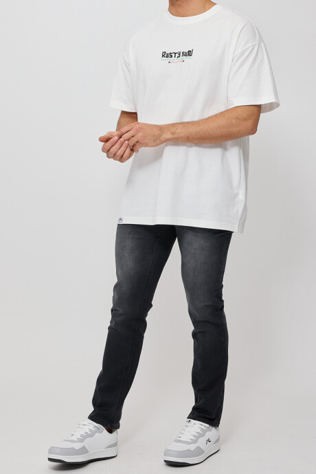 T-SHIRT EXAVI RUSTY Blanco