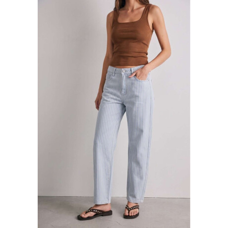 Jean Barrel Baggy Celeste