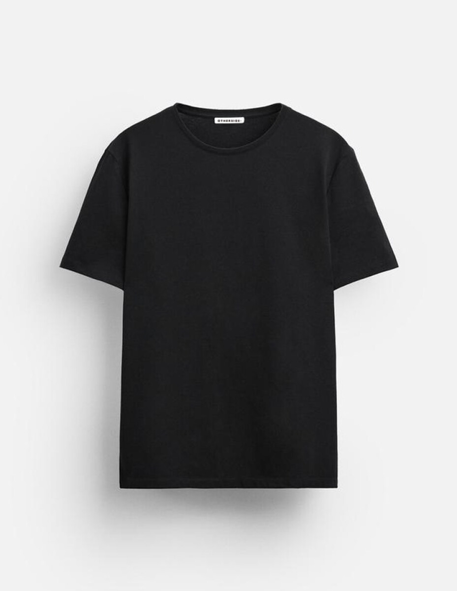 Remera básica SLIM FIT - Negro 