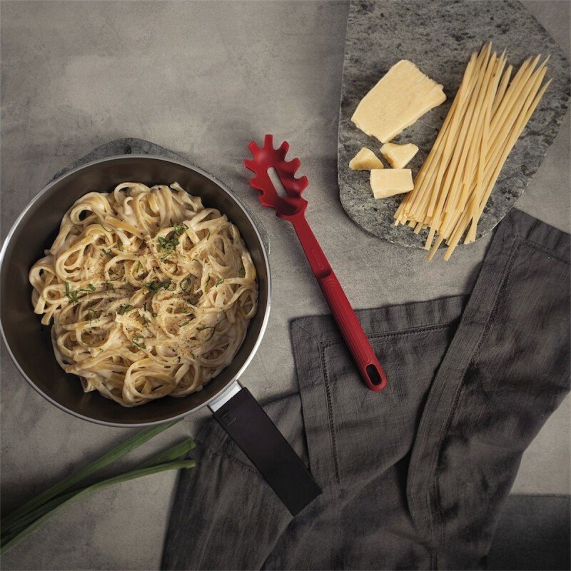 Cuchara para Pasta de Silicona Tramontina Rojo