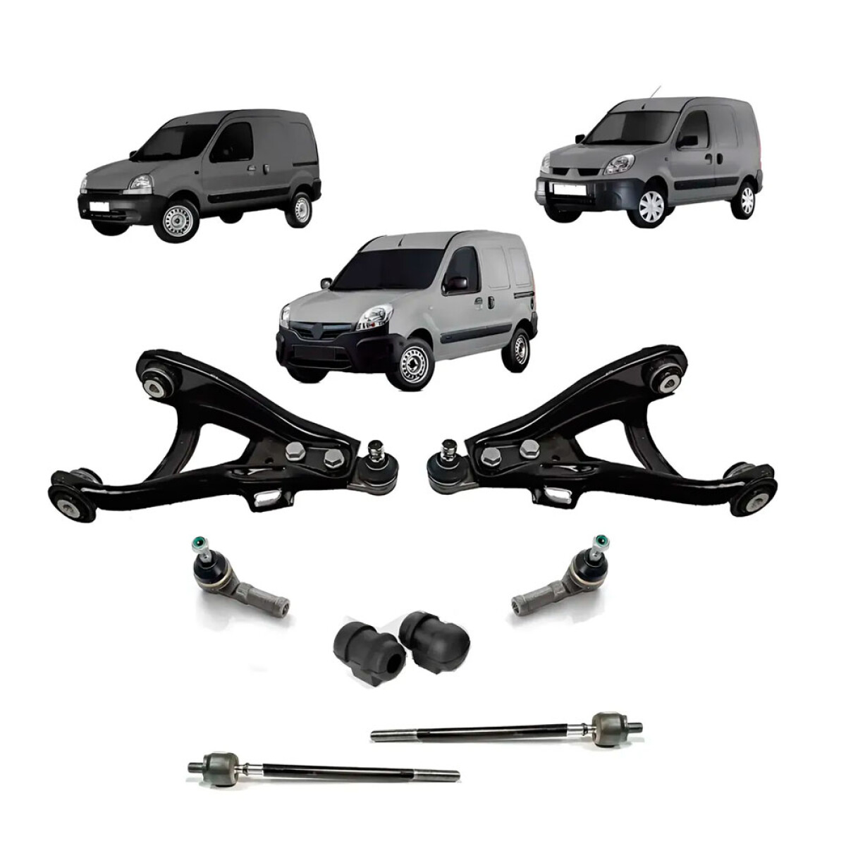 SUSPENSION VARIOS COMBO KIT TREN DELANTERO RENAULT KANGOO 