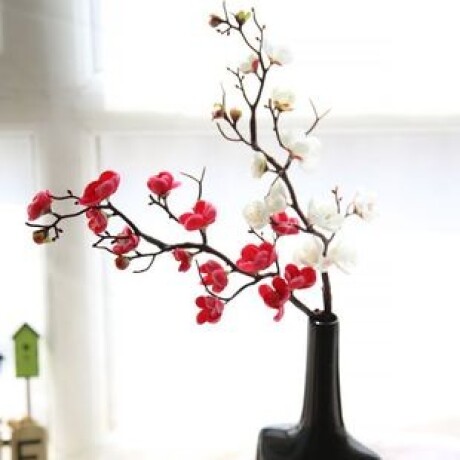 Rama De Cerezo En Flor Fucsia