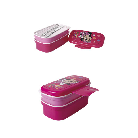 Lunchera Bento X 2 Piezas Minnie U
