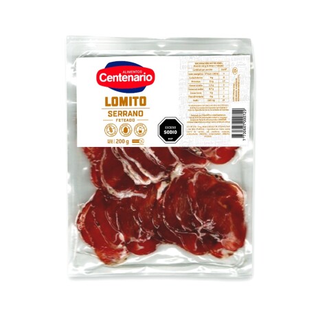 Lomito Serrano Centenario 200 Grs Lomito Serrano Centenario 200 Grs