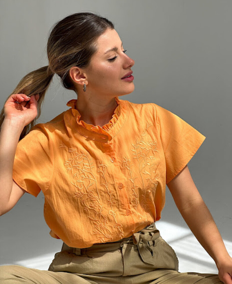 Blusa Tina terracota