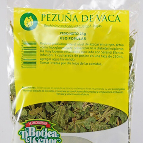 Infusiones en bolsa Botica del Señor Pezuña de vaca 25 g