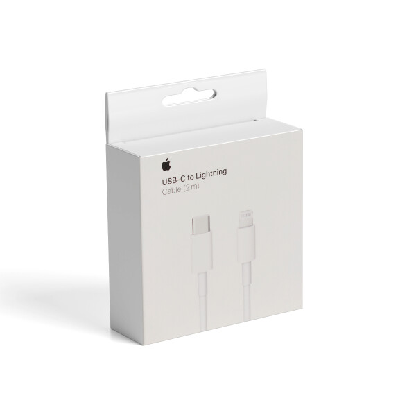 Cable original Apple de conector Lightning a USB-C 2 metros Cable Original Apple De Conector Lightning A Usb-c 2 Metros