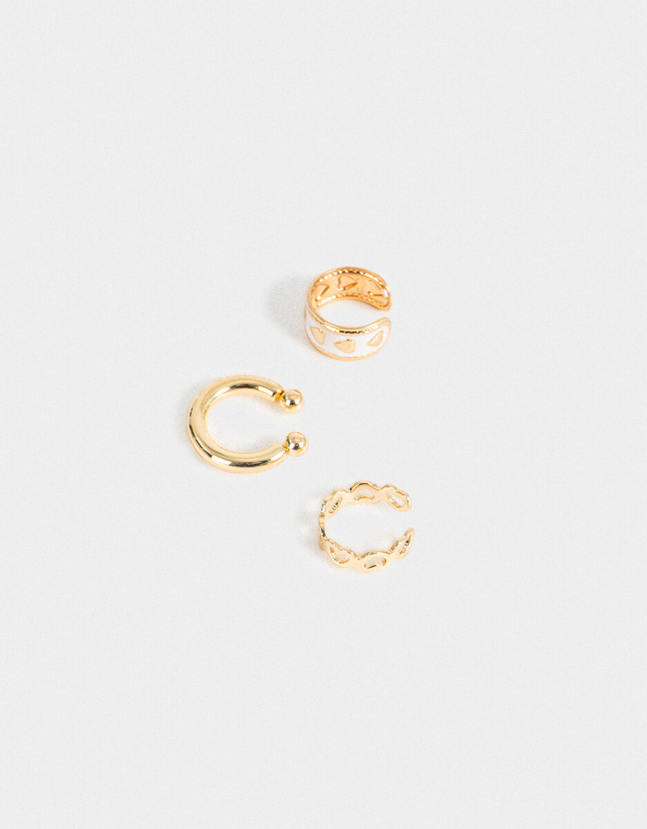 Set De Earcuff De Metal 