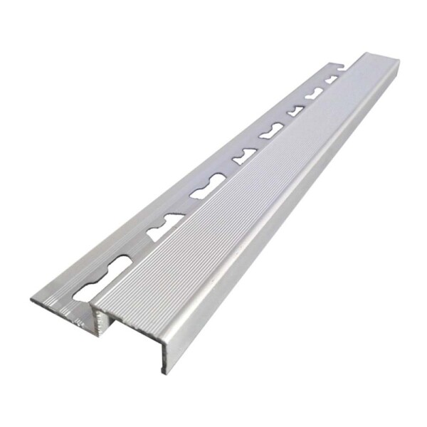 OMEGA PARA ESCALÓN ALUMINIO 20 MM ANTIDESLIZANTE Omega Para Escalón Aluminio 20 Mm Antideslizante