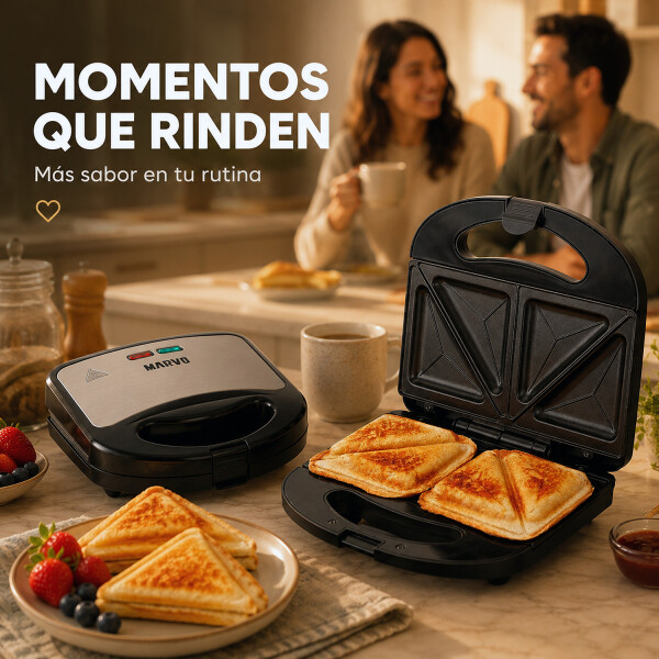 Sandwichera Doble Grill Wafflera 3 En 1 Marvo 750w Inox Ax Sandwichera Doble Grill Wafflera 3 En 1 Marvo 750w Inox Ax