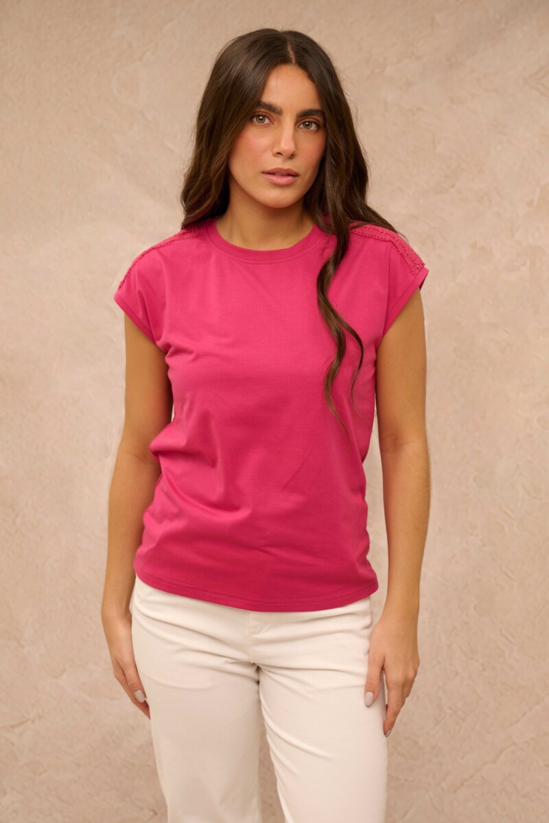 REMERA FABIANA FUCSIA 