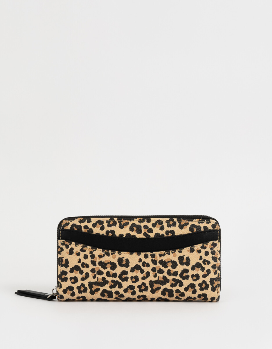 Billetera Fichero Estampada 