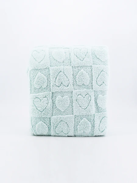 FLANNEL CORAZONES 1 PLAZA AQUA