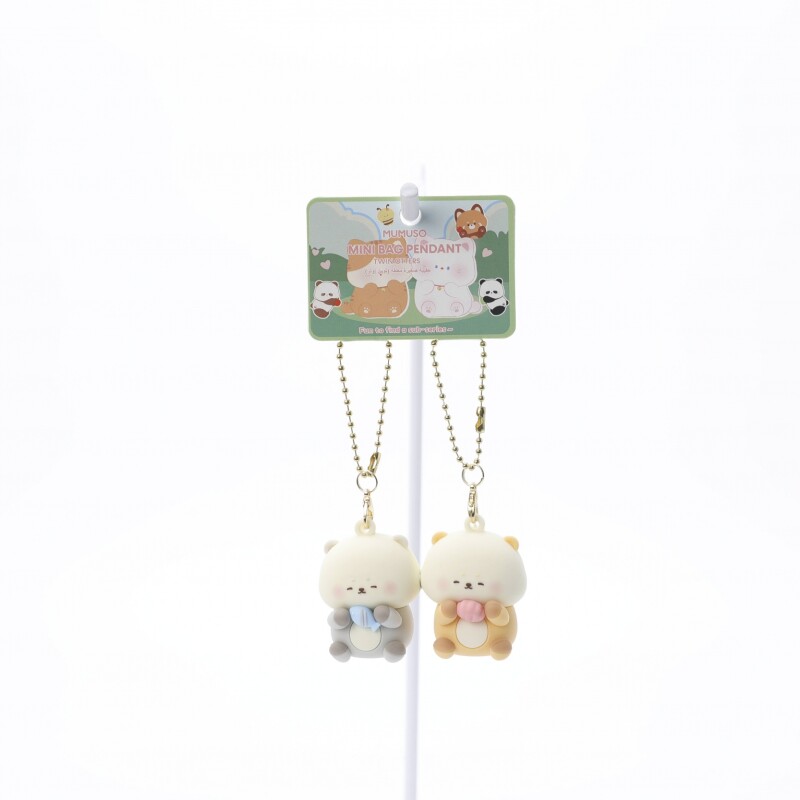 MINI COLGANTE PARA BOLSO (NUTRIAS GEMELAS) MINI COLGANTE PARA BOLSO (NUTRIAS GEMELAS)