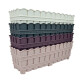 Maceta de balcón 50 cm simil bambú ROSA