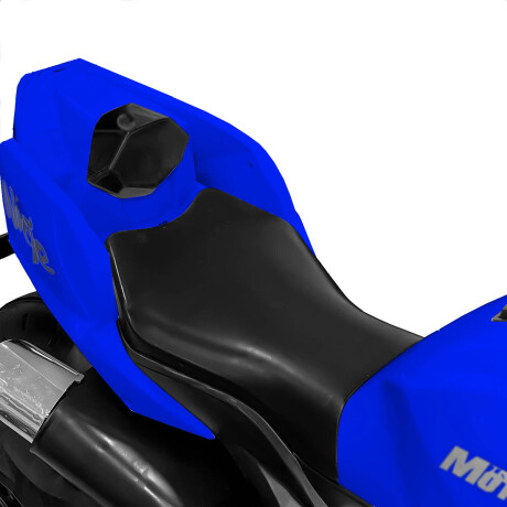 Moto A Batería Ninja Con Ruedas Luces Música Y USB Azul