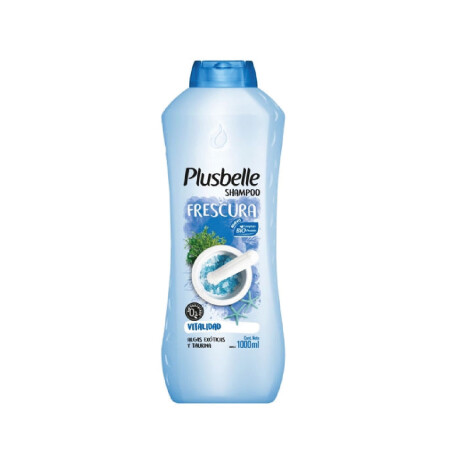 SHAMPOO FRASCO PLUSBELLE 1LT FRESCURA VITALIDAD SHAMPOO FRASCO PLUSBELLE 1LT FRESCURA VITALIDAD