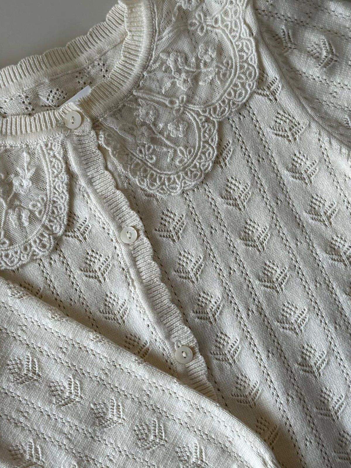 Saco Punto con Cuello Saco Punto con Cuello