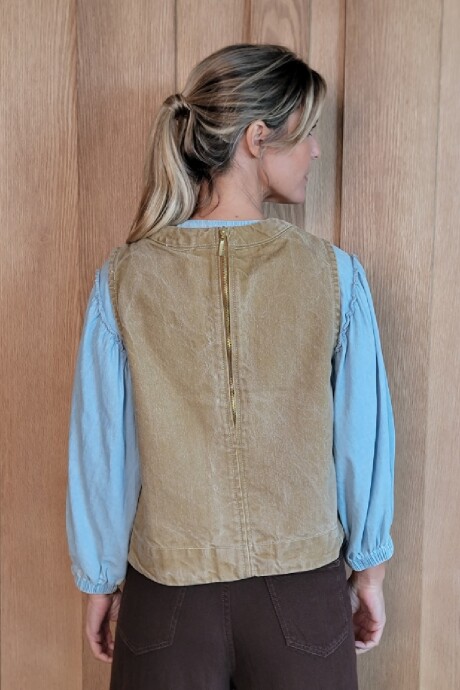 Chaleco Cadaqués Denim Cepia
