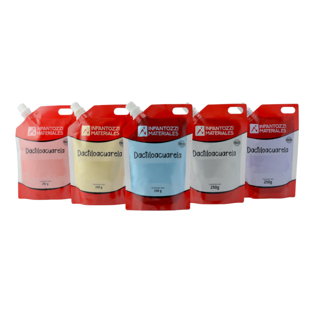 Dactiloacuarela metal - 250 g - Sachet 