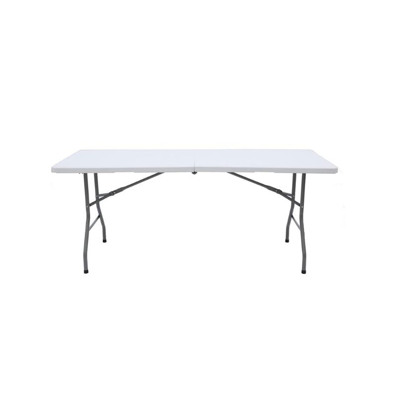 MESA PLEGABLE PORTATIL VALIJA 180X74 BLANCA Mesa Plegable Portatil Valija 180x74 Blanca