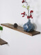 ESTANTE CON SOPORTE NOGAL MARRON