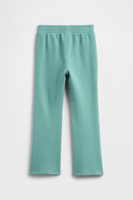 Pantalón Deportivo Logo Bootcut Niña Turquoise Smoke 805