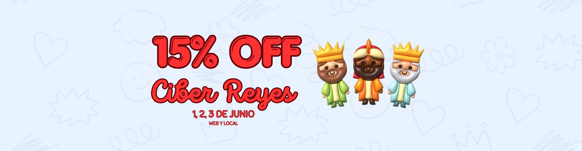 Ciber Reyes Descuento 15% OFF