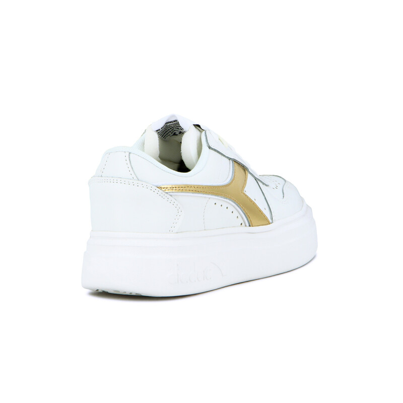 Diadora Calzado Lifestyle Sportswear MAGIC BOLD METAL WN Blanco-Dorado