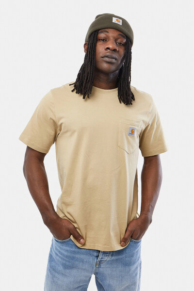 S/S Pocket T-Shirt Beige