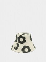 Sombrero Reversible De Nylon Estampado Floral multicolor