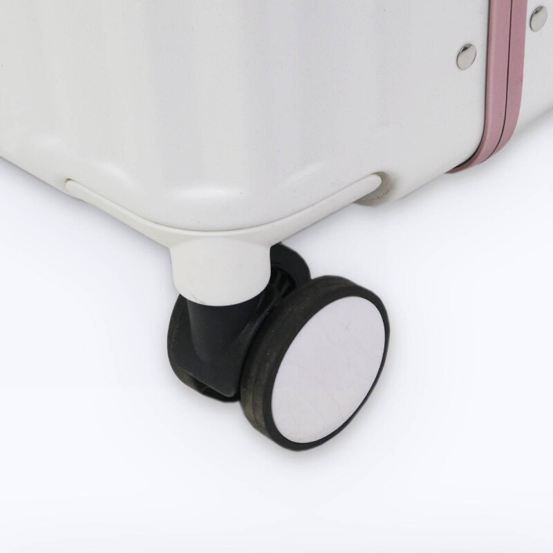 MALETA BLANCA/ROSE 22Pulg Unica