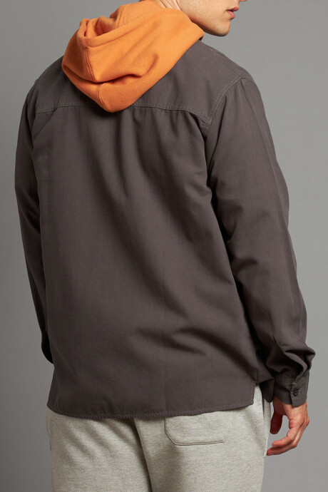 CAMISA ARAMBO RUSTY Gris Oscuro