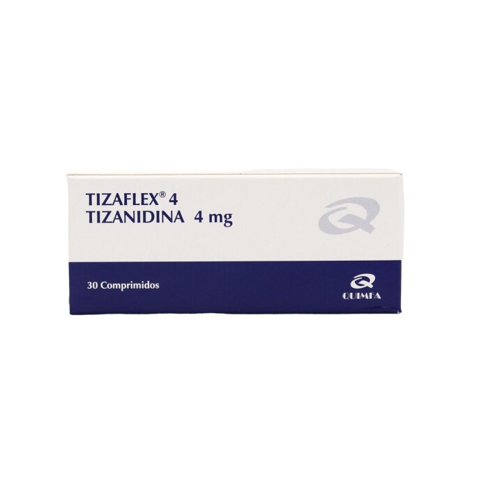TIZAFLEX 4 MG. CJ X 30 COMP. única