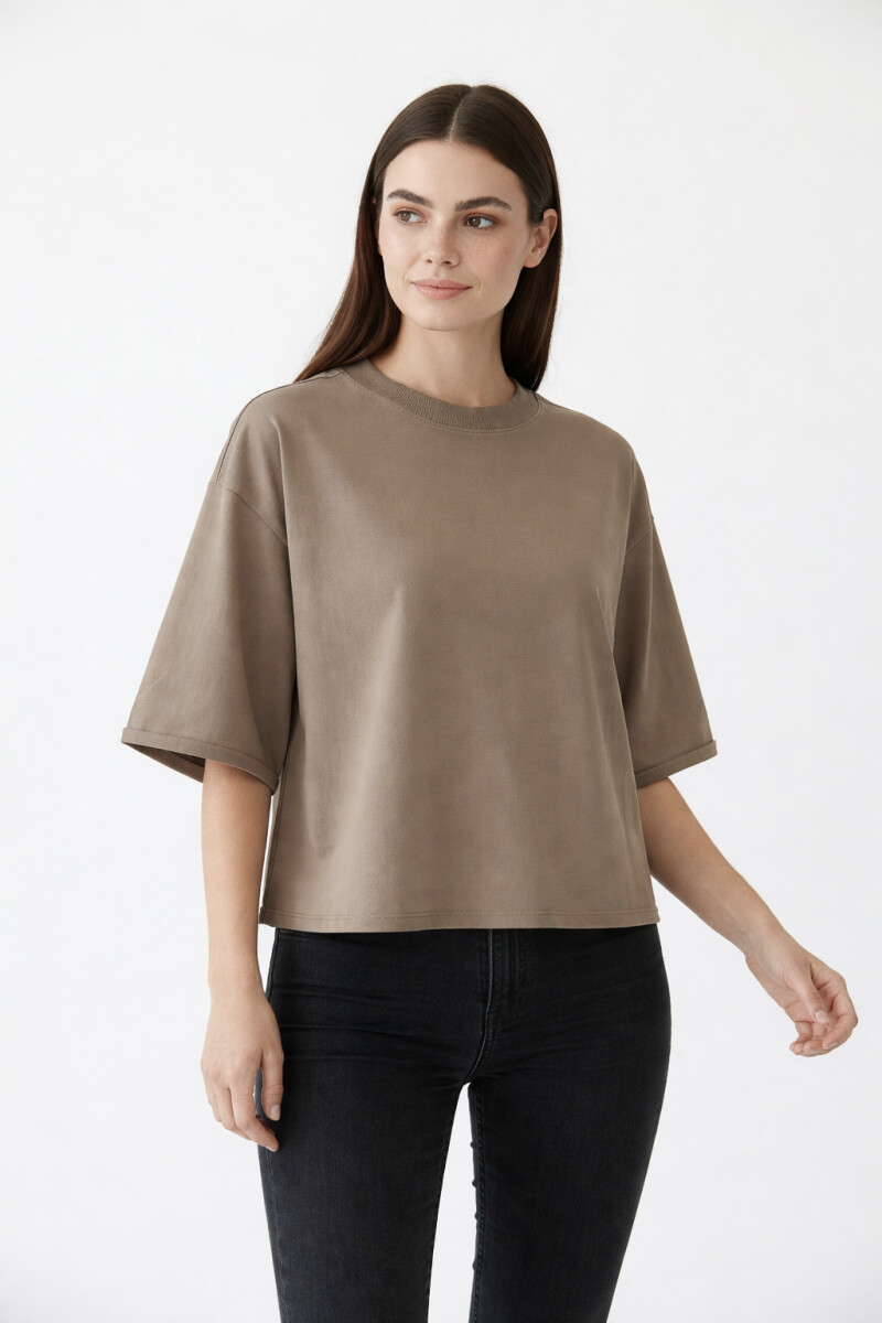 Remera Olama - Taupe Claro 