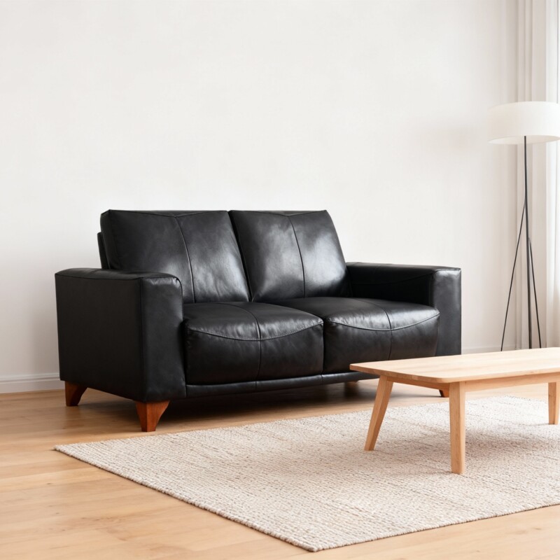 Sofá 3 cuerpos Luzzi 2.00mt Negro