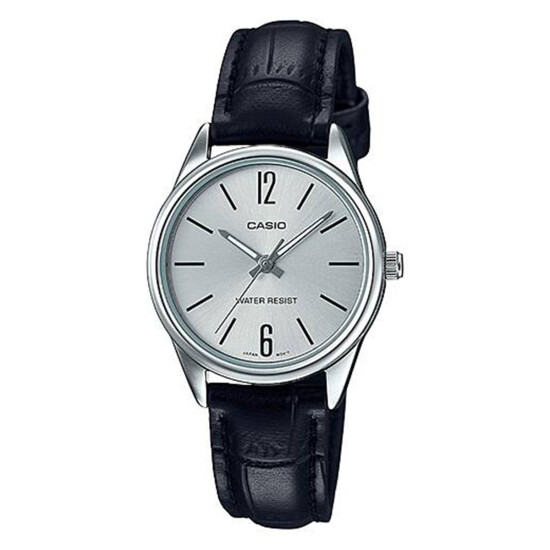 Reloj CASIO LTPV005L-7BUDF Cuero Negro Esfera 28mm 0