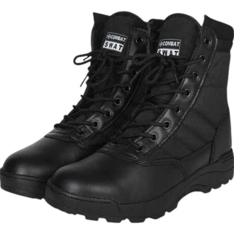 Bota Táctica Swat Militar Uniforme NEGRO