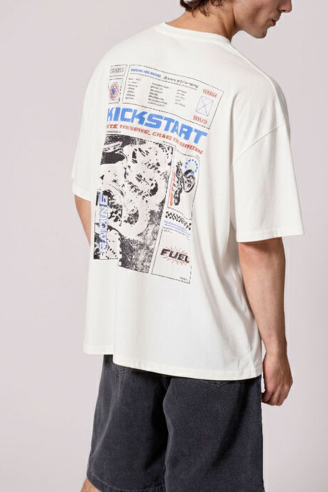 T-SHIRT CICLE DIXIE Crudo