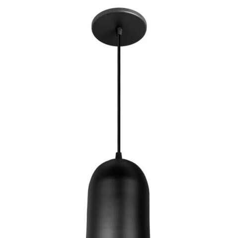COLGANTE DOMO 1L E27 NEGRO LISO Y DORADO COLGANTE DOMO 1L E27 NEGRO LISO Y DORADO